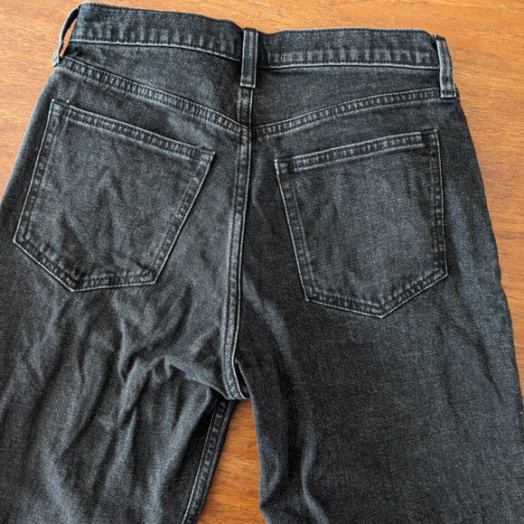 Abercrombie Ankle Straight Ultra High Rise Black Jeans 4R - Picture 3 of 6